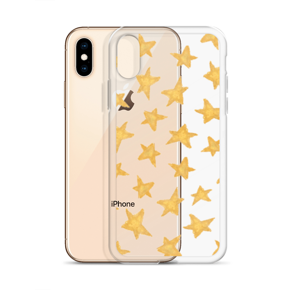 star case soft gold in clear