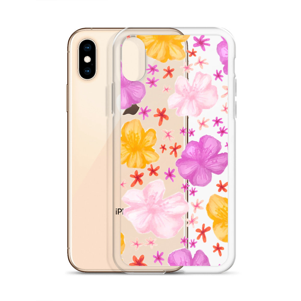 flower case in clear