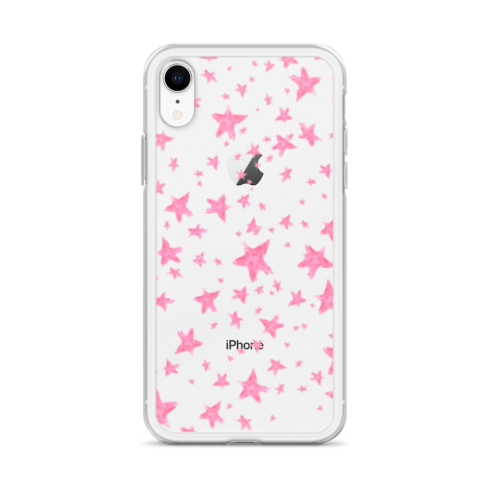 star case pink in clear