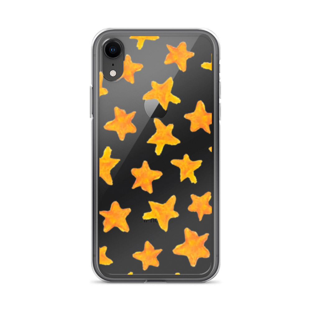 star case orange in clear