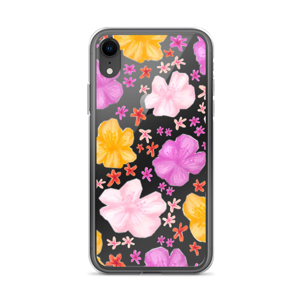 flower case in clear