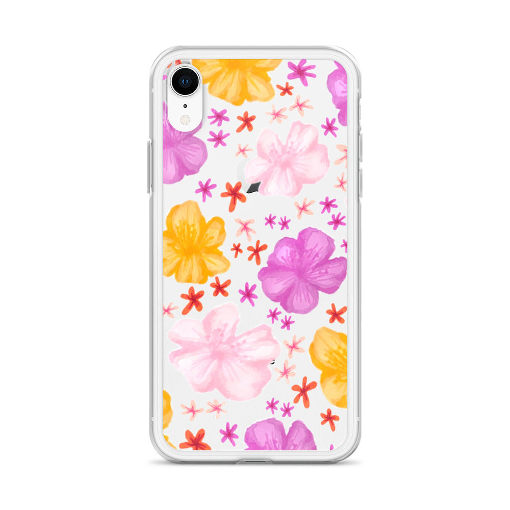 flower case in clear