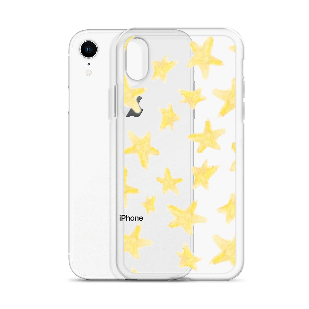 star case yellow in clear