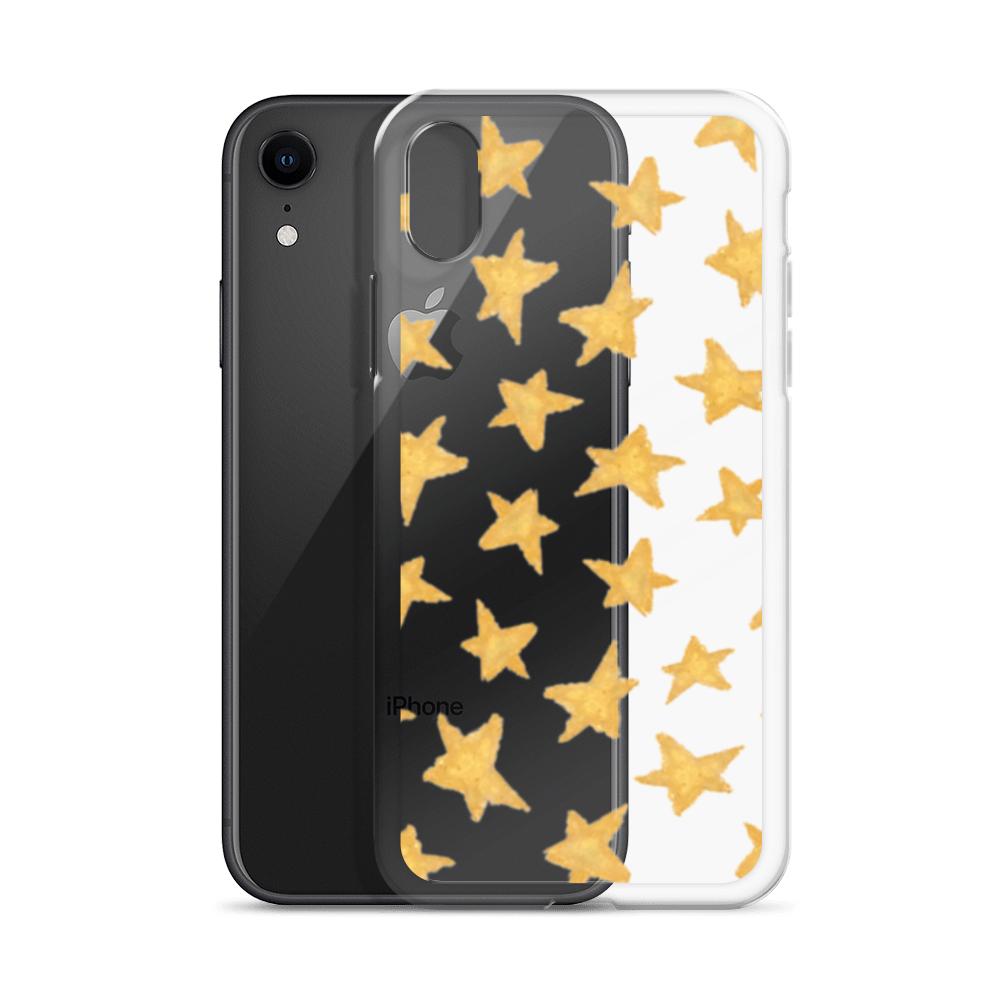 star case soft gold in clear