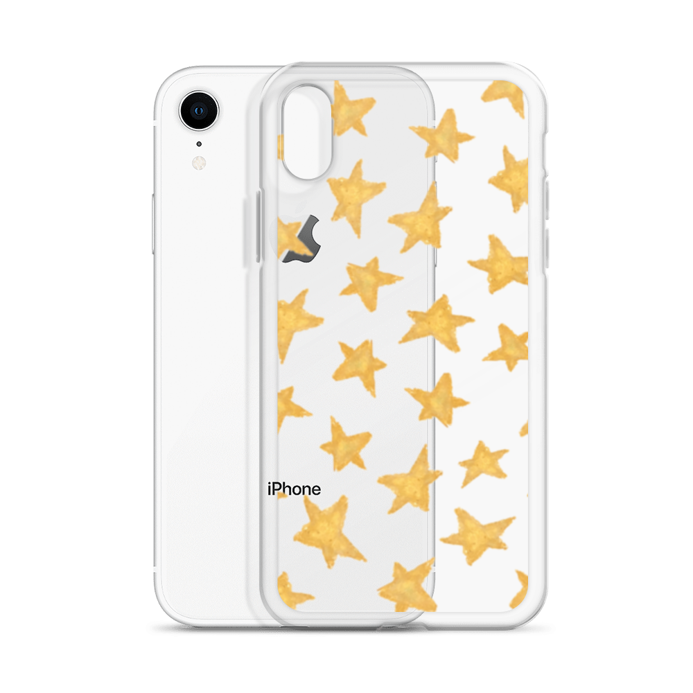 star case soft gold in clear