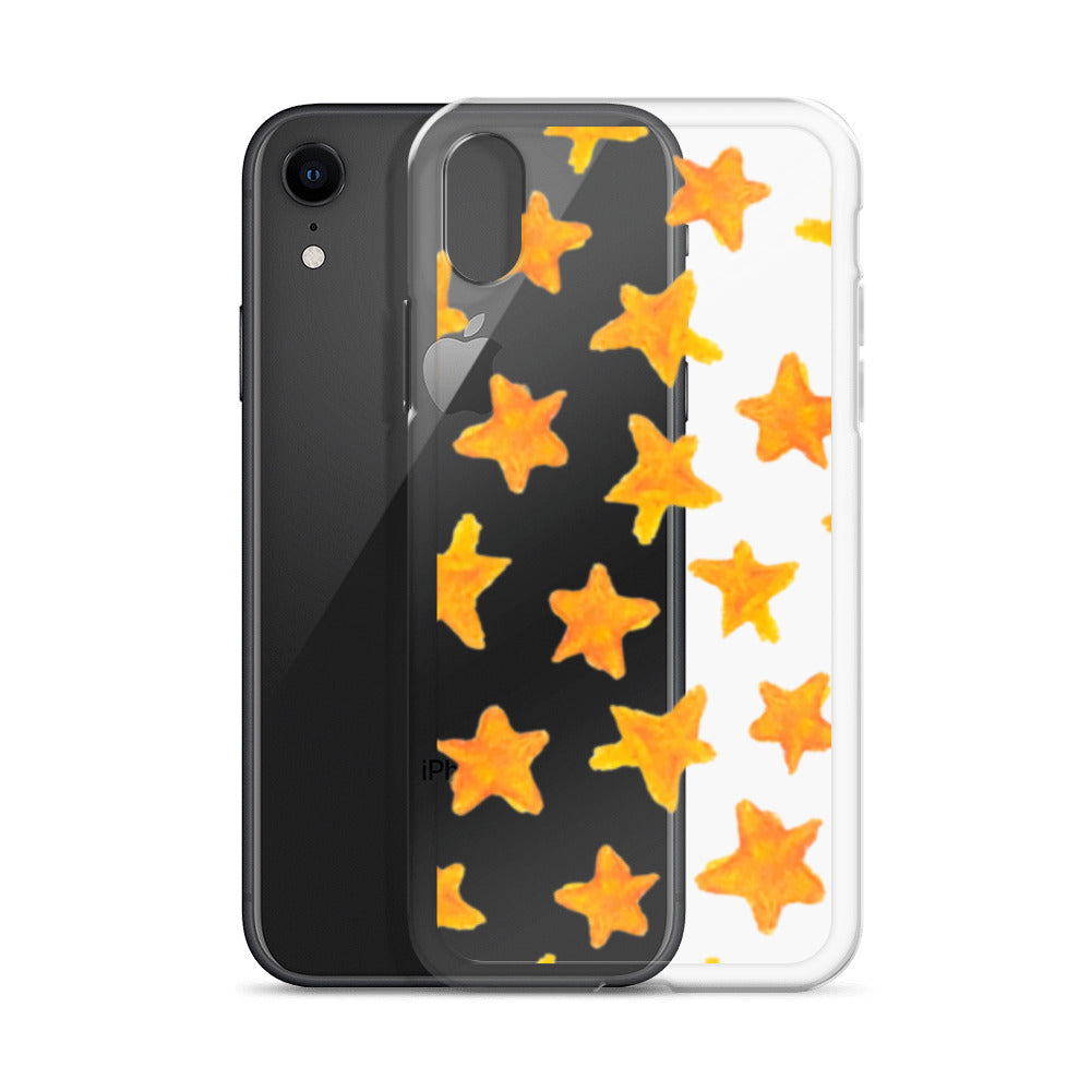 star case orange in clear