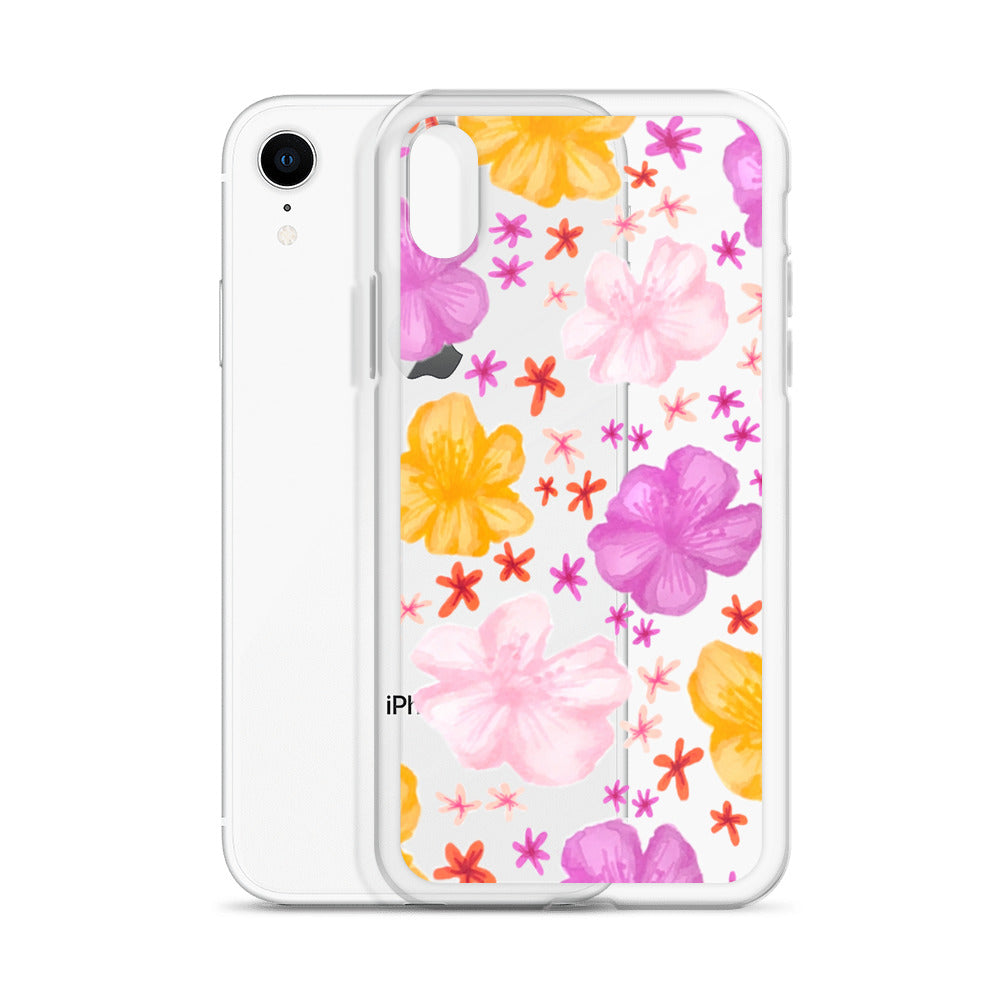 flower case in clear