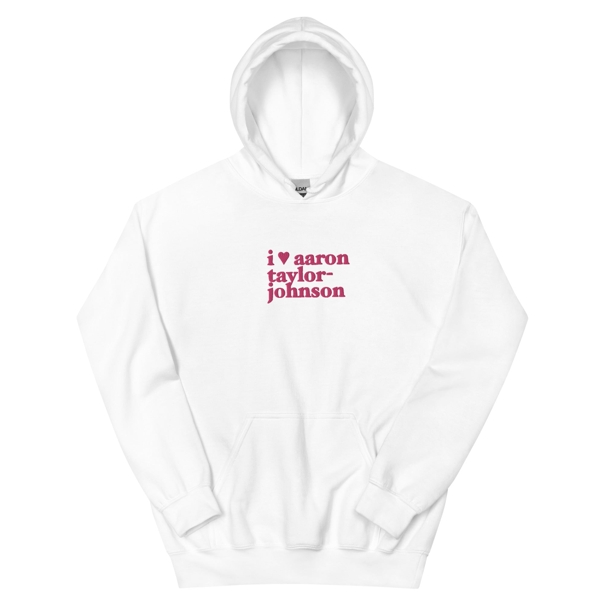 i heart aaron hoodie in pink - dalidab