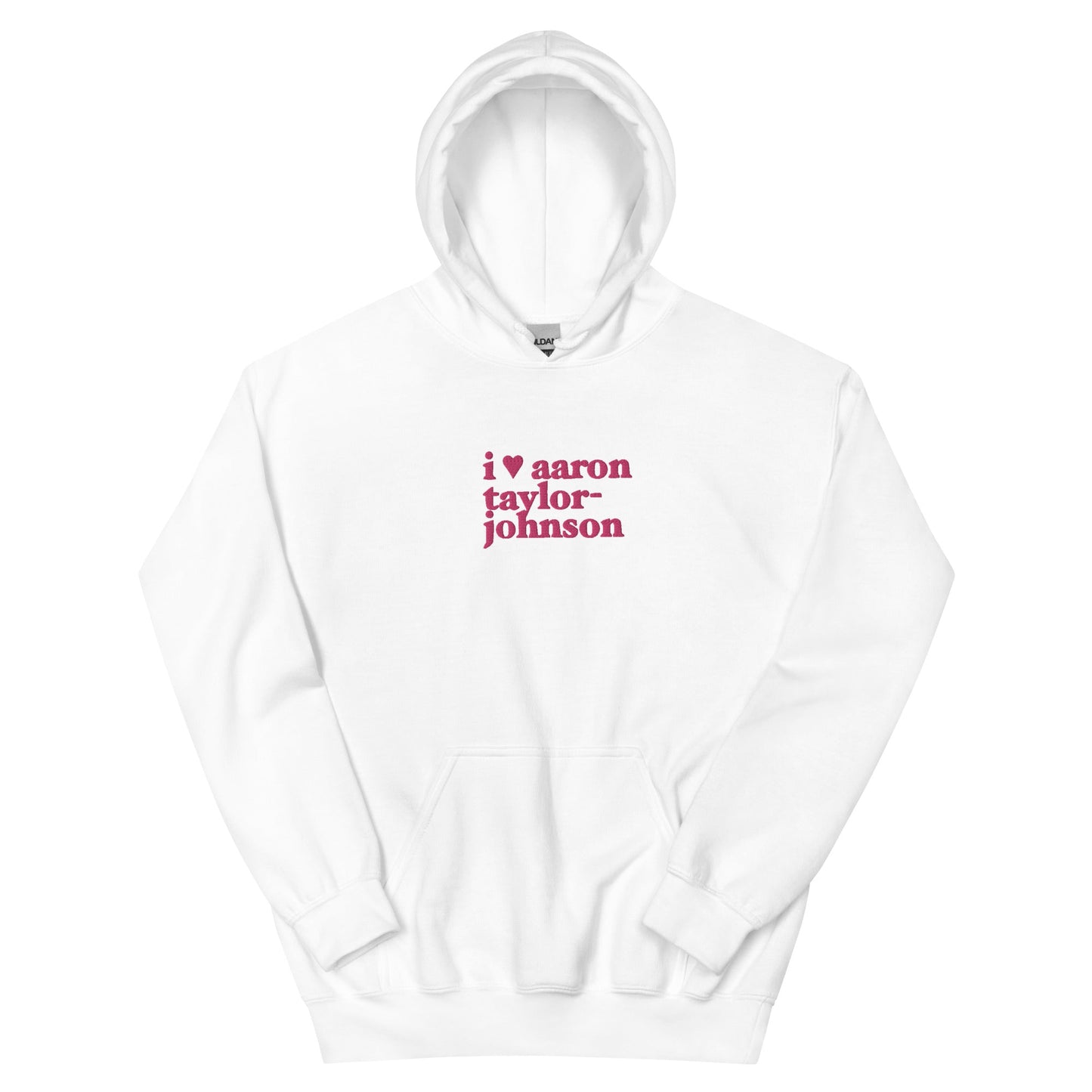 i heart aaron hoodie in pink - dalidab