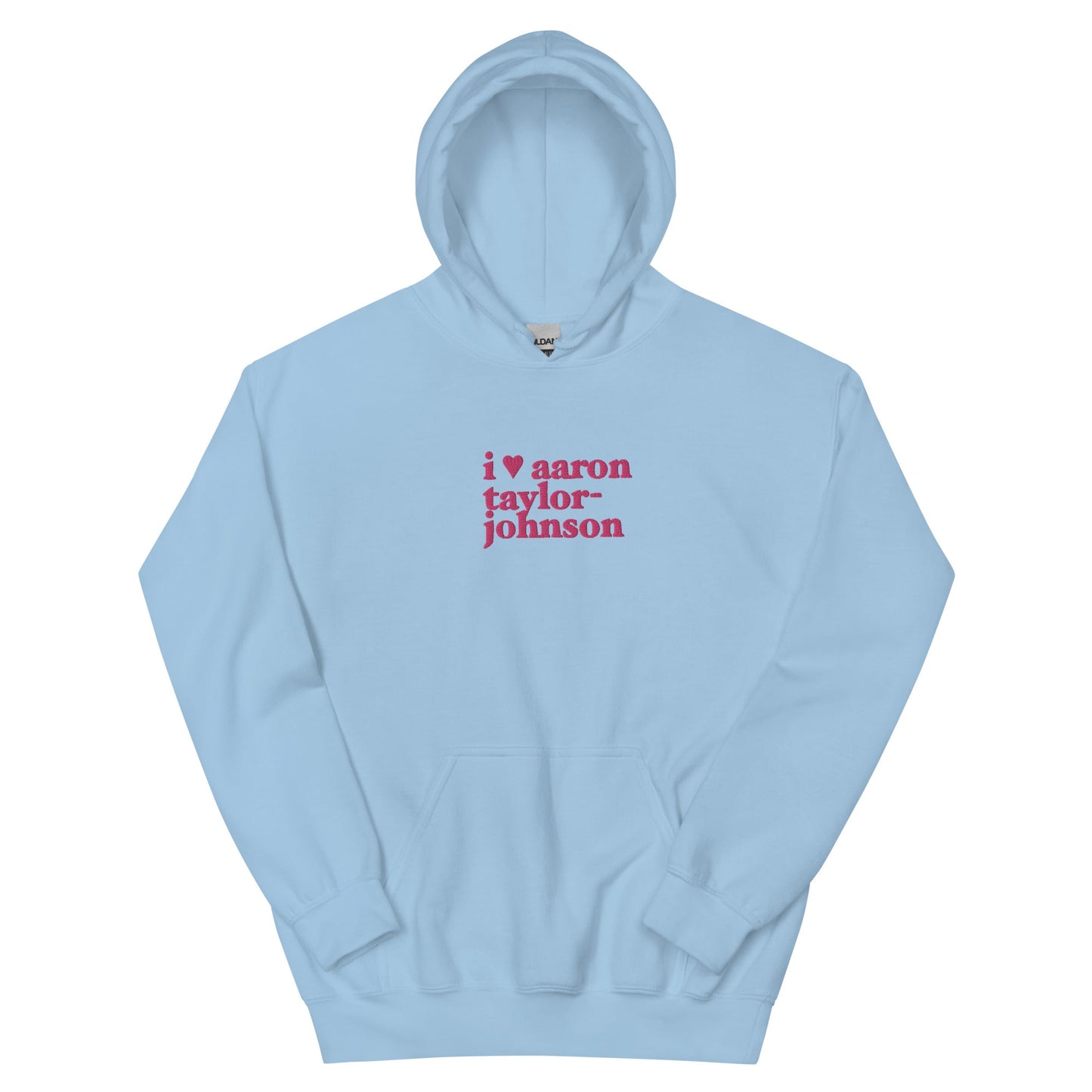 i heart aaron hoodie in pink - dalidab