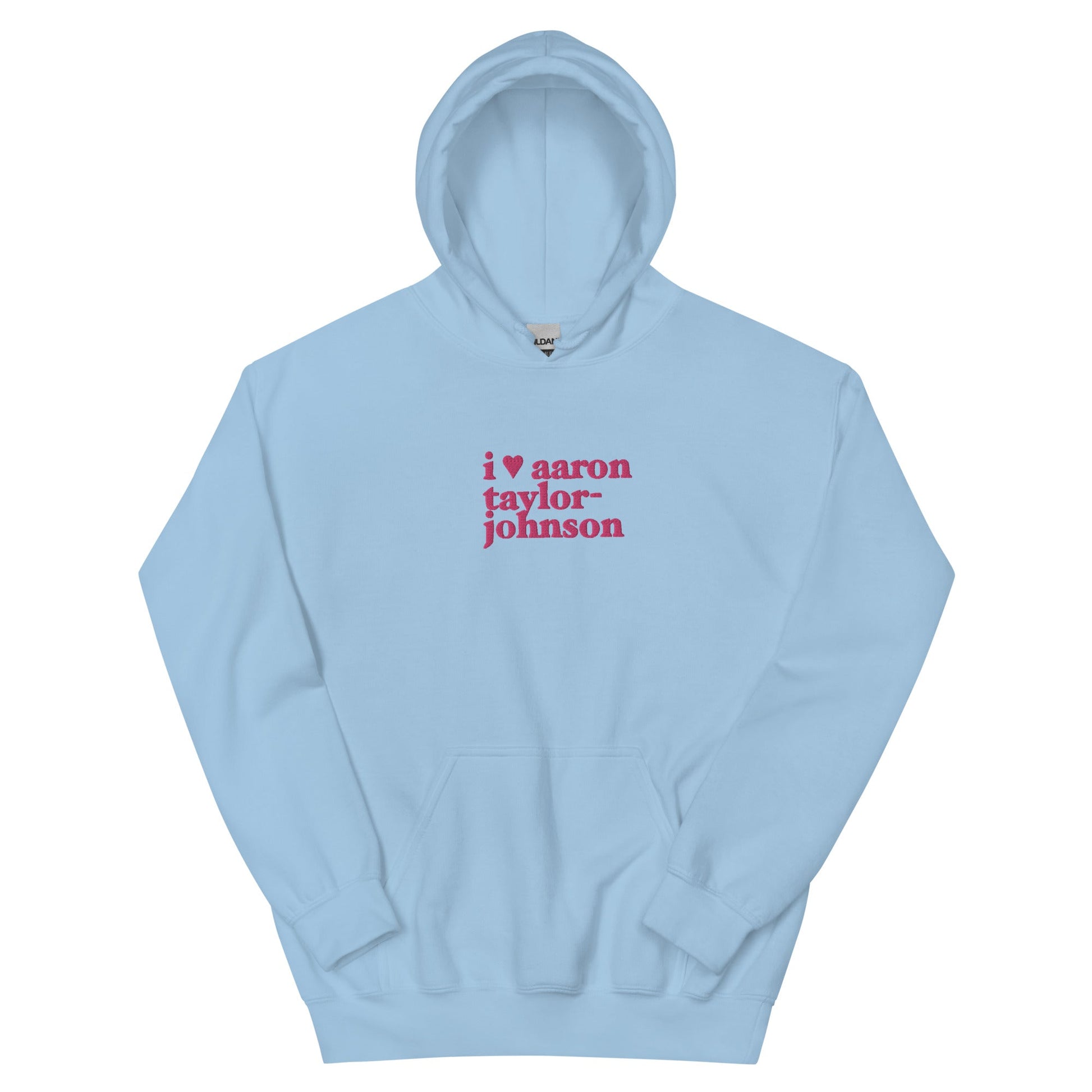 i heart aaron hoodie in pink - dalidab