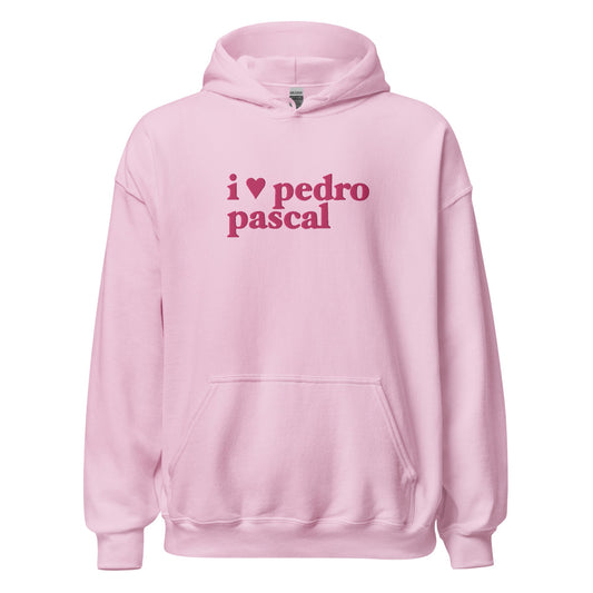 i heart pedro hoodie in pink - dalidab