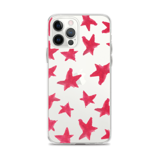 star case muted red in clear - dalidab