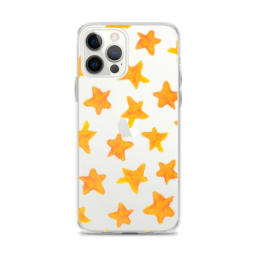 star case orange in clear - dalidab