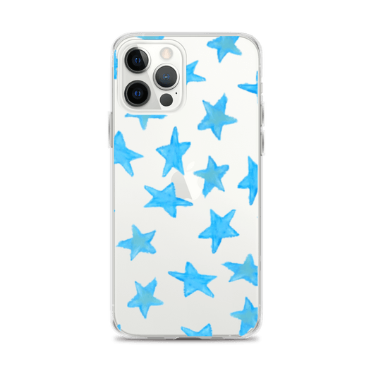 star case sky blue in clear - dalidab