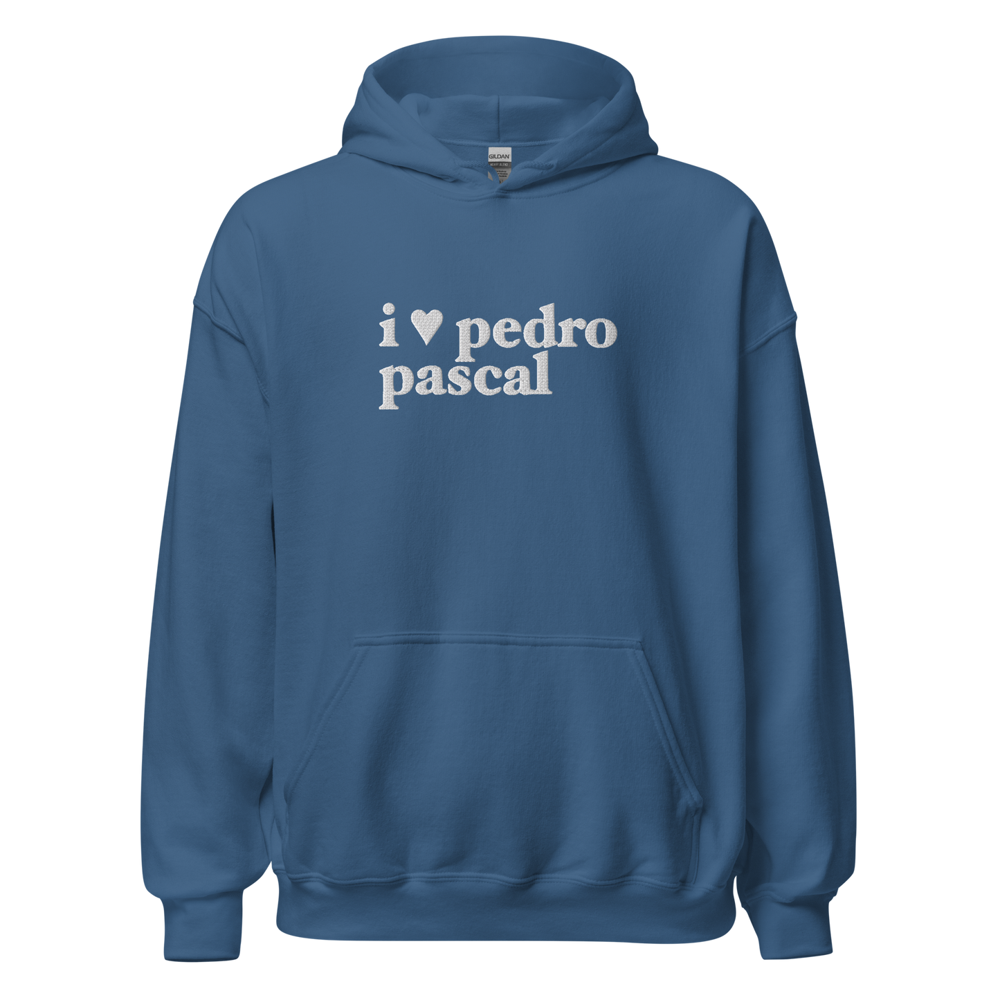 i heart pedro hoodie in white