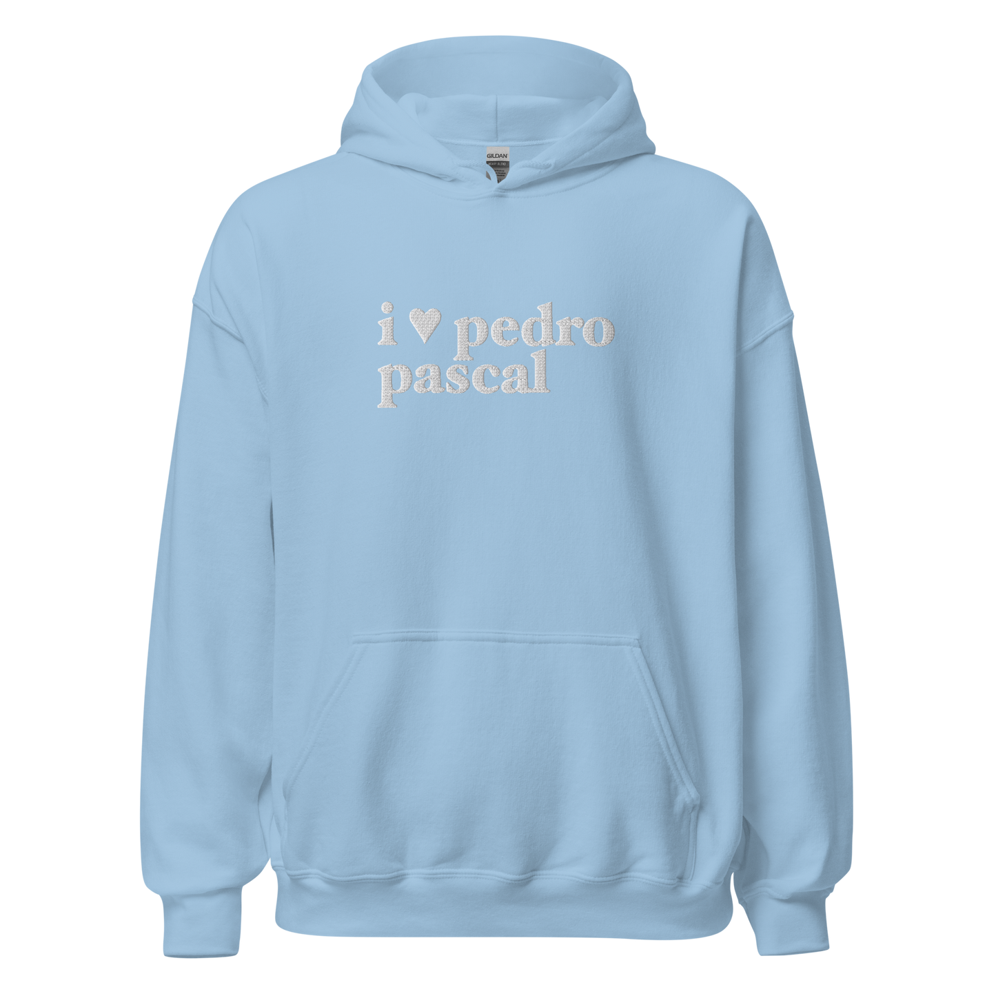 i heart pedro hoodie in white