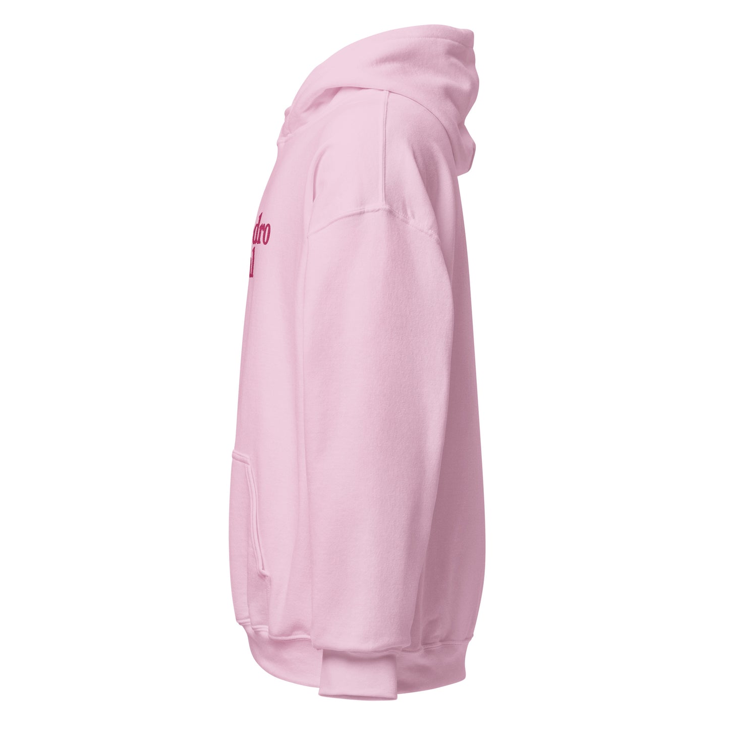 i heart pedro hoodie in pink