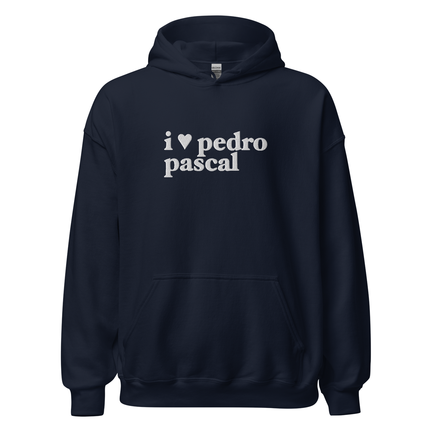 i heart pedro hoodie in white